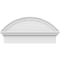 Ekena Millwork Segment Arch Smooth Architectural Grade PVC Combination Pediment, 26"W x 13-3/8"H x 2-3/4"P PEDPC026X135SEG00 - alternate 4